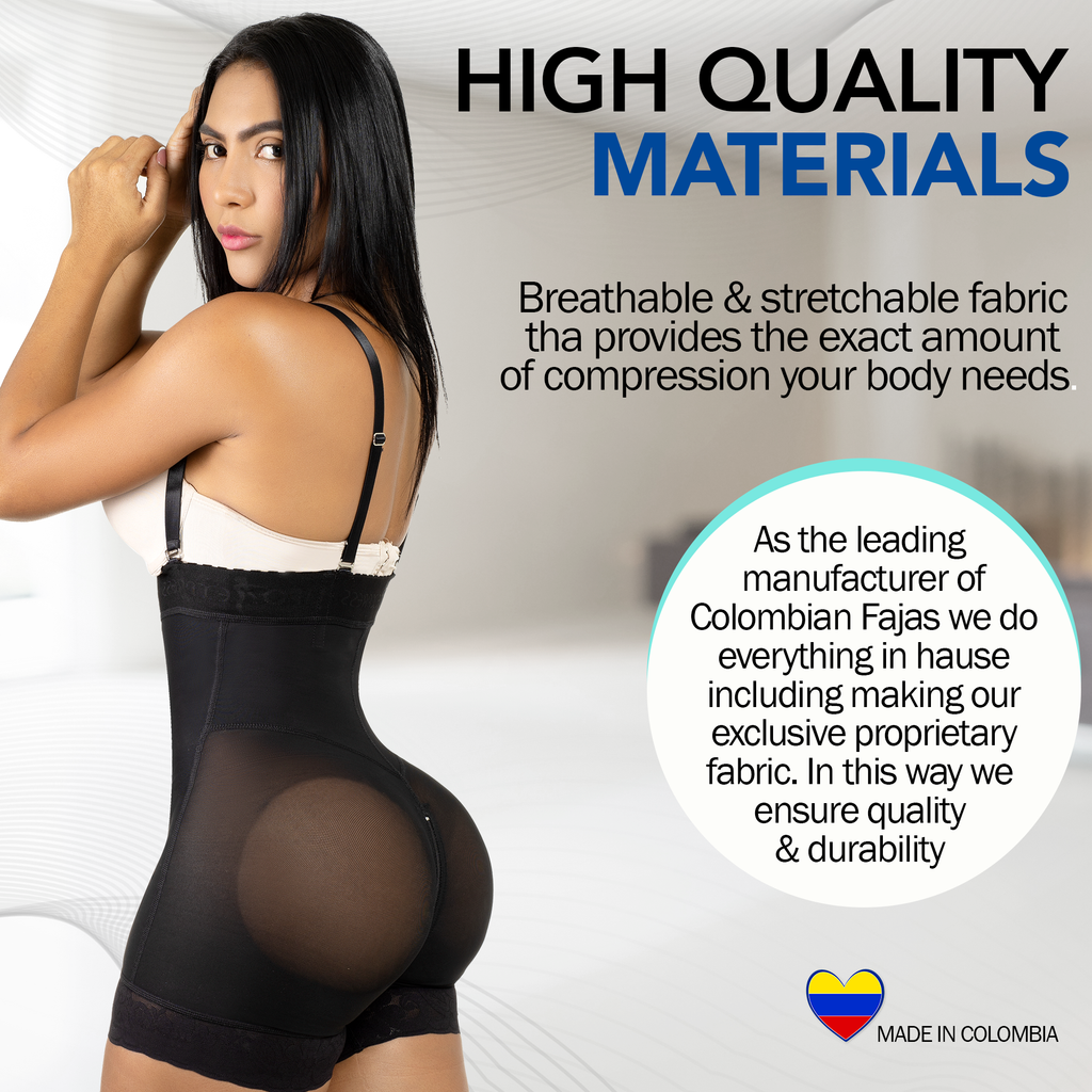 1683- Strapless Short Seamless Derriere Lift