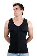1688 - Male vest with a Lycra chest panel - Perfect Bodies