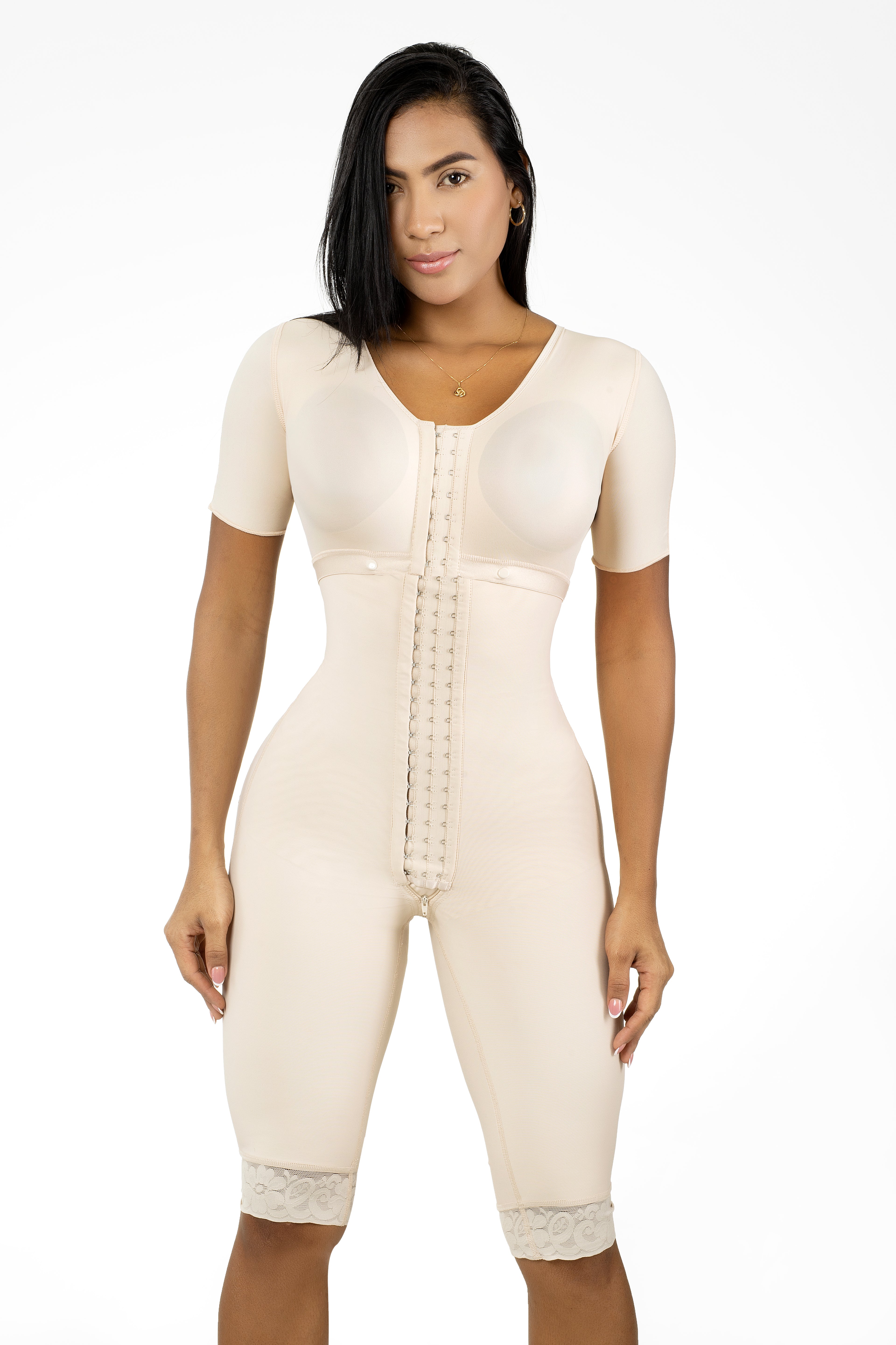 1690 Stage 1 Colombian Faja with Bra BBL Post Surgery Compression Garment