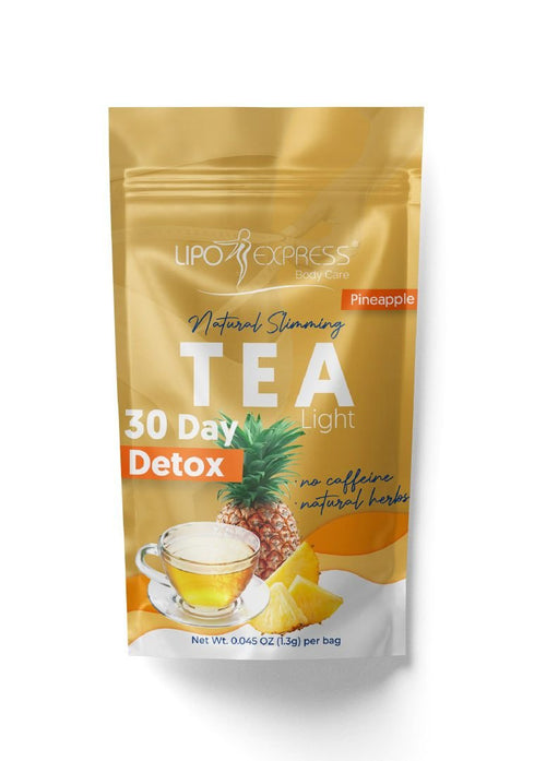3016 - Pineapple Tea Weight Loss Tea Detox, Express Appetite Suppressant, 30 Day Tea - tox, with Potent Traditional 100% Naturals Herbs (Pineapple) - Perfect Bodies