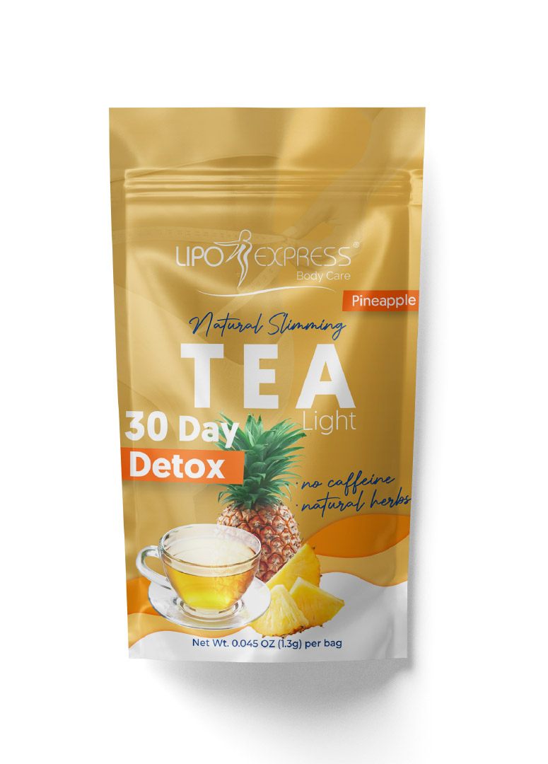 3016- Pineapple Tea Weight Loss Tea Detox, Express Appetite Suppressant, 30 Day Tea-tox, with Potent Traditional 100% Naturals Herbs (Pineapple)