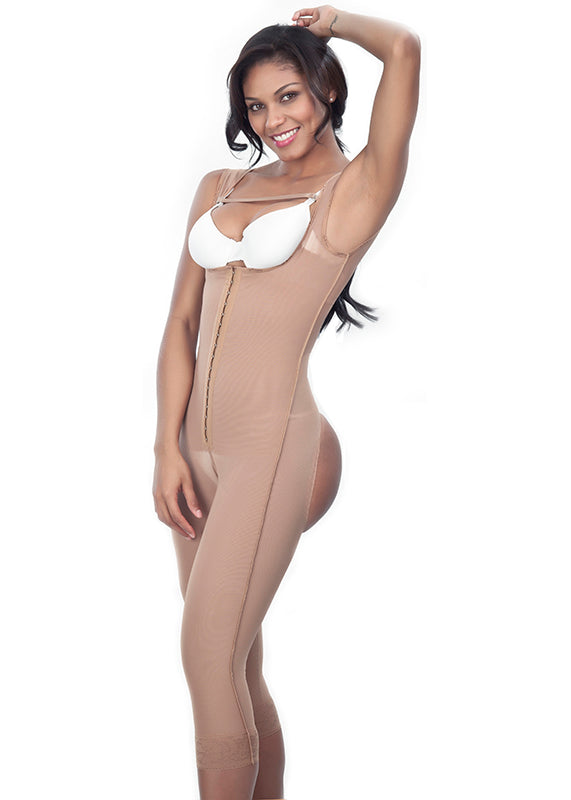 1613-Stage 2 Faja Lipo Express Classic Long Leg Open Derriere