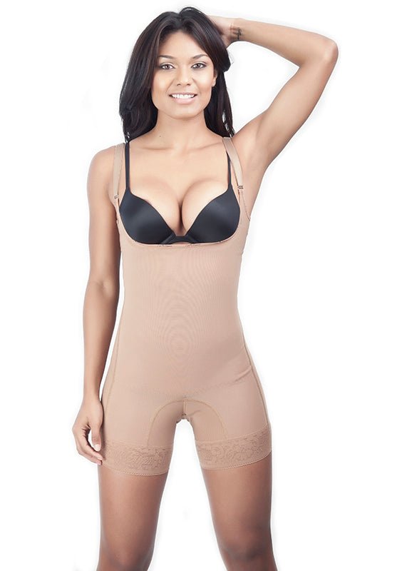 1641 - Lipo Express Thin Strap Short Derriere No Hooks - Perfect Bodies