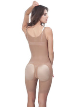 Load image into Gallery viewer, 1647 - Lipo Express 2nd Stage Faja Thin Strap half leg Lycra Derriere
