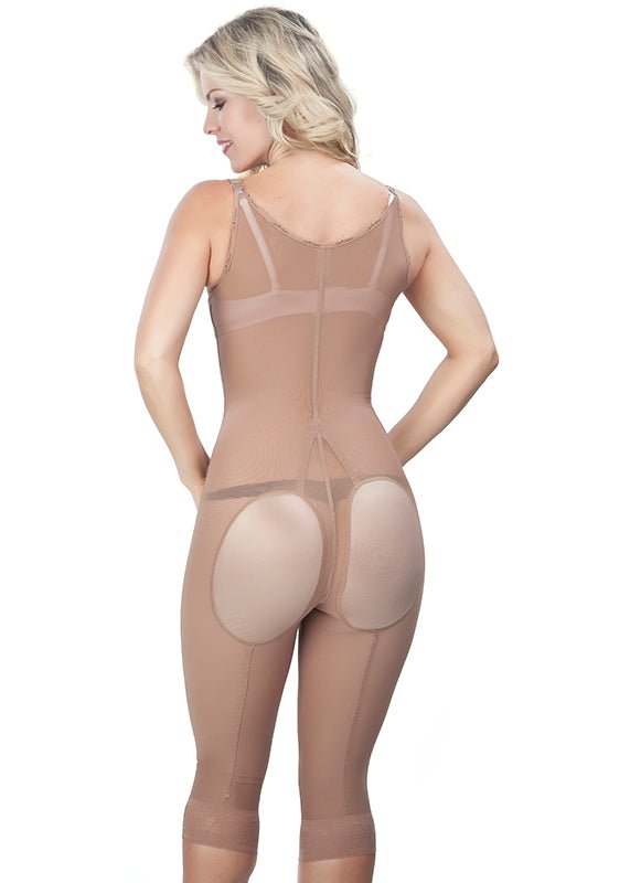 1648 - Lipo Express 2nd Stage Thin strap long leg Lycra Derriere - Perfect Bodies